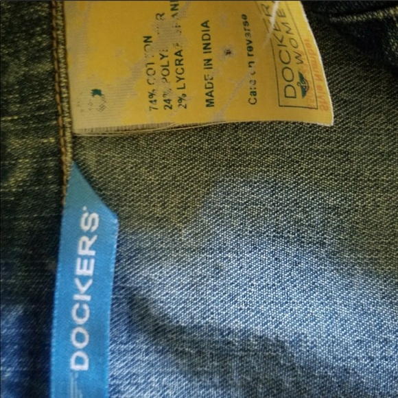 Dockers Cropped Jean Jacket Shrug Small - Picture 4 of 4